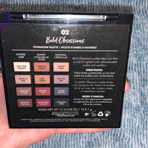 Milani Bold Obsession Eyeshadow Palette - Picture 7 of 7